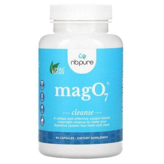 Основное фото товара NB Pure, Магний, MagO7 Digestive Cleanse & Detox, 90 капсул