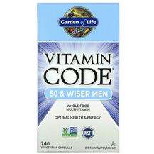Vitamin Code 50 & Wiser Men, Vitamin Code 50 Wiser Men, 240 UлtraZorbe Veггie Caps