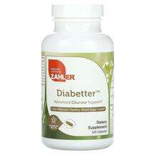 Zahler, Diabetter Advanced Glucose Support, 120 Capsules
