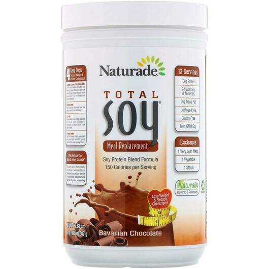 Total Soy Meal Replacement Bavarian Chocolate 1 50, Замінники їжі, 507 г