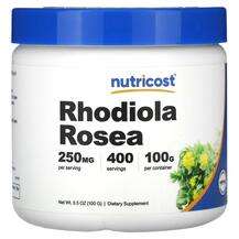 Nutricost, Rhodiola Rosea, Родіола, 100 г