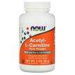 Now, Acetyl-L-Carnitine, Ацетил-L-карнітин в порошку, 85 г