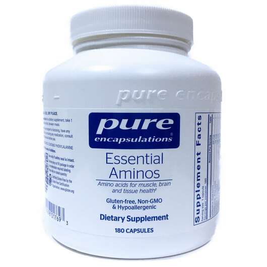 Основное фото товара Pure Encapsulations, Аминокислоты, Essential Aminos, 180 капсул