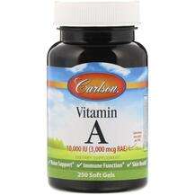 Carlson, Vitamin A 10000 IU, 250 Soft Gels