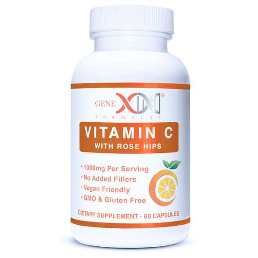 Основне фото товара Vitamin C 1000 mg With Rose Hips 60, Вітамін C 1000 мг з шипши...