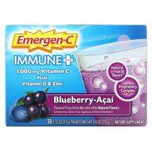 Immune + Vitamin C Plus Vitamin D & Zinc Blueberry-Acai 10...