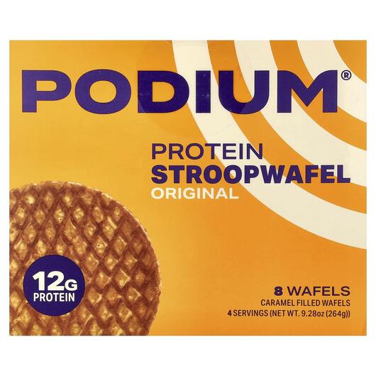 Основне фото товара Protein Stroopwafel Original 8 Wafels, Протеїн, 264 г