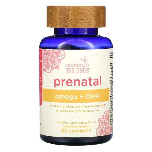 Основне фото товара Mommy's Bliss, Prenatal Omega + DHA Natural Lemon & Orange...
