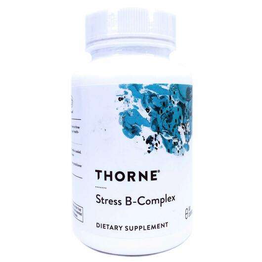Основне фото товара Thorne, Stress B-Complex, Стрес B-комплекс, 60 капсул