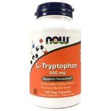 Now, L-Tryptophan 500 mg, L-Триптофан 500 мг, 120 капсул