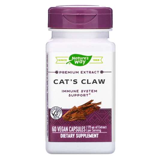 Cat's Claw, Котячий кіготь Стандартизований, 60 капсул