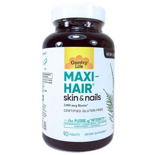 Maxi-Hair + PABA, Вітаміни для шкіри з ПАБК, 90 таблеток