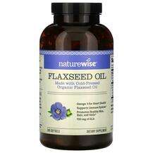 Naturewise, Flaxseed Oil, Лляна олія, 240 капсул