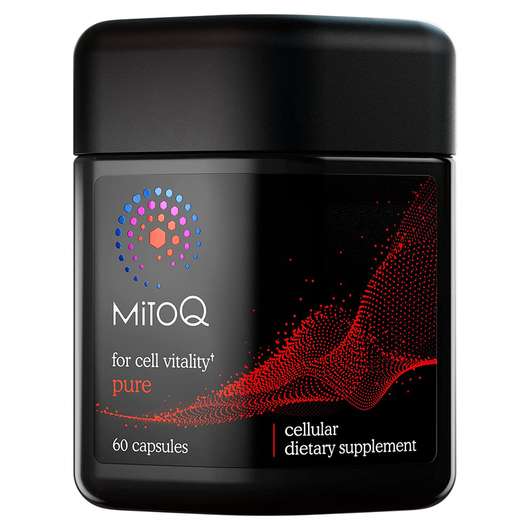 Pure MitoQ 10 mg, Пьюр, 60 капсул