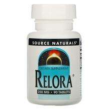 Source Naturals, Relora 250 mg 90, Релора 250 мг, 90 таблеток
