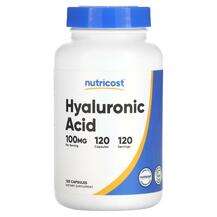 Nutricost, Hyaluronic Acid 100 mg, 120 Capsules