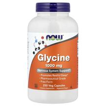 Glycine 1000 mg L-Глицин NOW 250 капсул