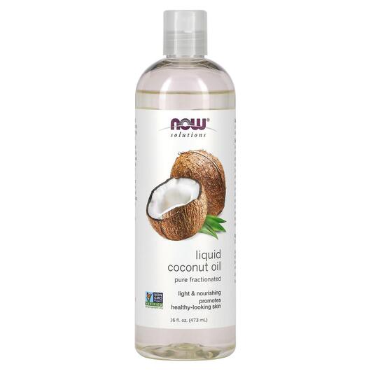 Основне фото товара Solutions Liquid Coconut Oil Pure Fractionated, Кокосова олія, 47