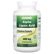 Фото товару Alpha Lipoic Acid 600 mg, Альфа-ліпоєва, 240 капсул