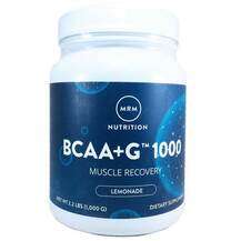 MRM Nutrition, БЦАА 1000 Лимонад, BCAA+G, 1000 г
