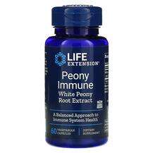 Life Extension, Peony Immune, Біла півонія, 60 капсул