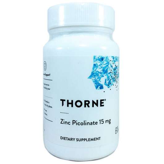 Zinc Picolinate 15 mg, Пиколинат Цинка 15 мг, 60 капсул