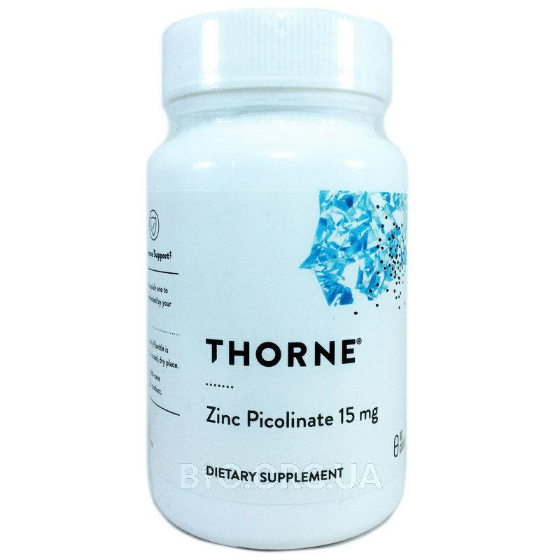 Пиколинат цинка для чего женщинам. Thorne Zinc Picolinate 15mg. Цинк Thorne research. Zinc 15 MG/5 ml. Zinc Picolinate капсулы.