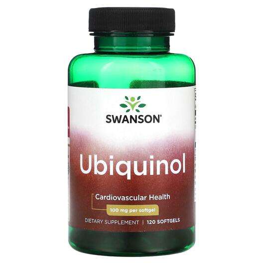 Основное фото товара Swanson, Убихинол, Ubiquinol 100 mg, 120 капсул