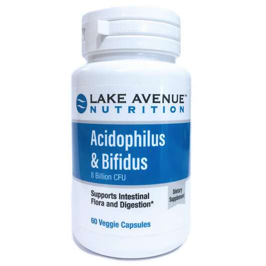 Acidophilus & Bifidus, Ацидофилус і Біфідус, 60 капсул
