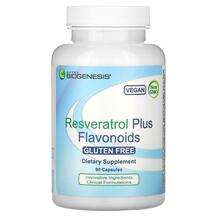 Nutra BioGenesis, Resveratrol Plus Flavonoids, Ресвератрол, 90...