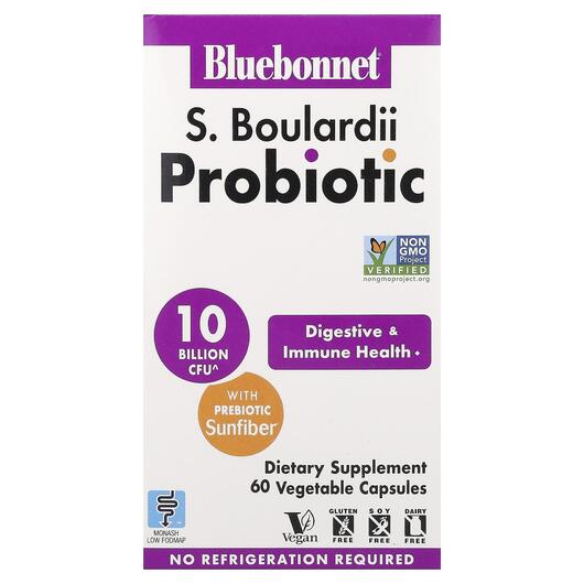 Основное фото товара Сахаромицеты Буларди, S. Boulardii Probiotic, 60 капсул
