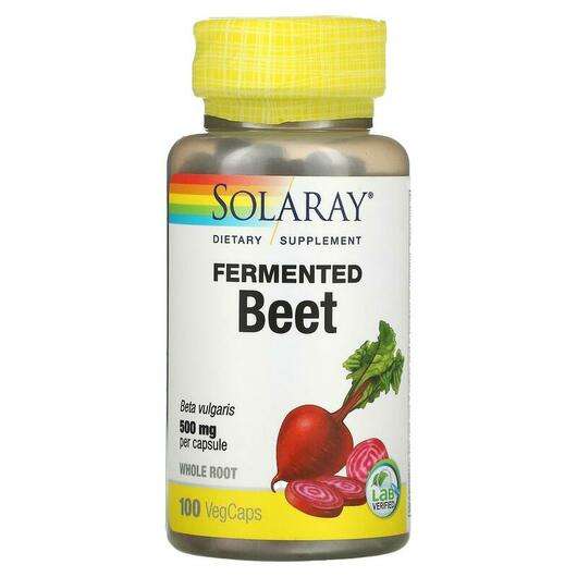 Fermented Beet 500 mg, Червоний буряк 500 мг, 100 капсул
