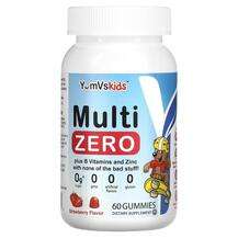 Yum-Vs, Мультивитамины для детей, Kids Multi Zero Strawberry, ...