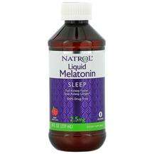 Natrol, Liquid Melatonin Sleep Berry Natural Flavor 2.5 mg, Ме...