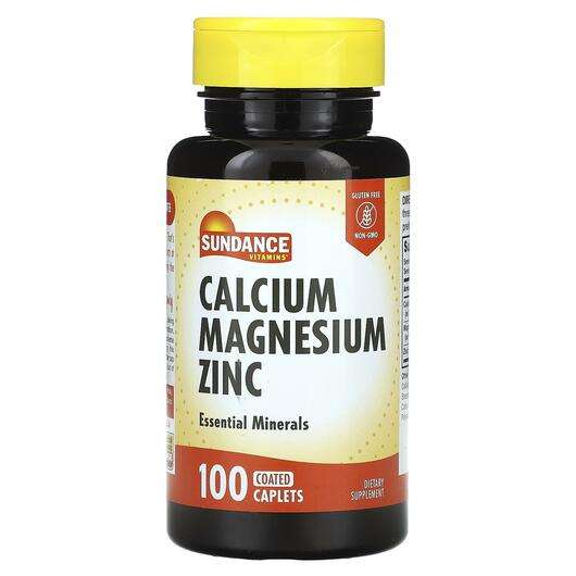 Основне фото товара Sundance Vitamins, Calcium Magnesium Zinc, Кальцій магній цинк...