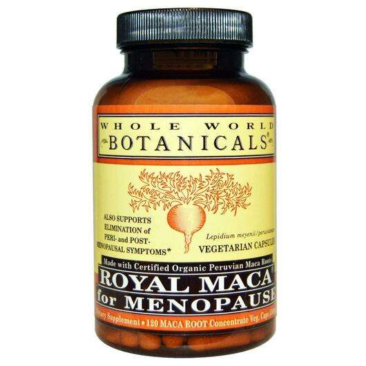 Основне фото товара Royal Maca for Menopause 500 mg, Підтримка менопаузи 500 мг, 1...