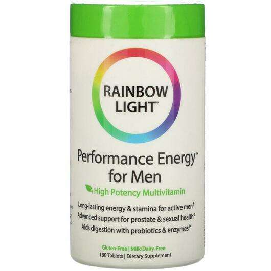Основне фото товара Rainbow Light, Performance Energy for Men, Вітаміни для чолові...