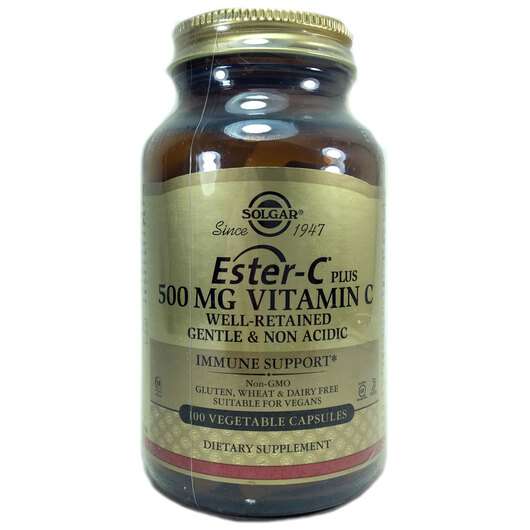 Ester-C Plus Vitamin C 500 mg, 100 Vegetable Capsules