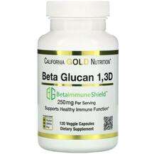 California Gold Nutrition, Бета-глюкан 250 мг, Beta Glucan 13D...