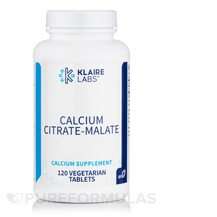 Klaire Labs SFI, Calcium Citrate-Malate, Цитрат Кальцію, 120 т...