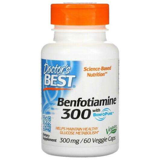 Benfotiamine 300 mg, Бенфотіамін 300 мг, 60 капсул