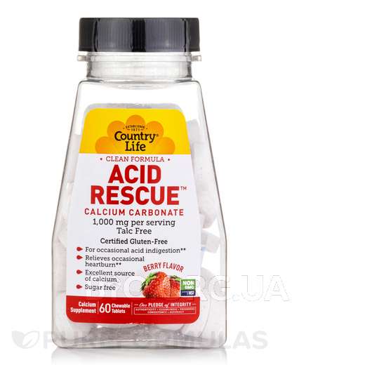 Фото товару Acid Rescue Calcium Carbonate Berry Flavor
