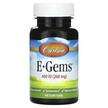 Carlson, E-Gems 400 IU 268 mg, 60 Soft Gels