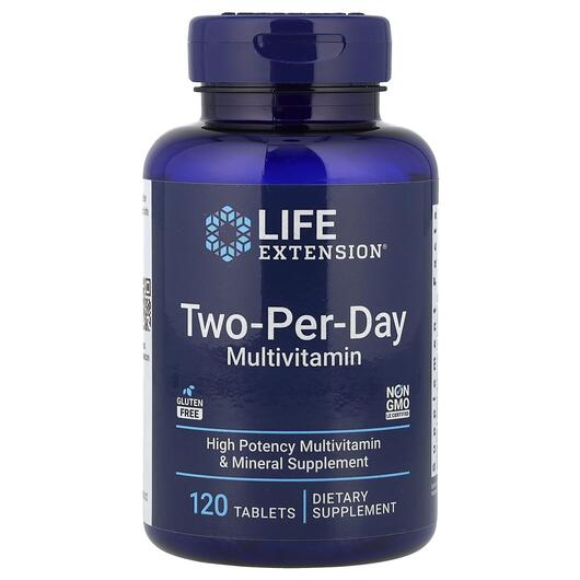 Основне фото товара Two-Per-Day Multivitamin V2, Мультивітаміни, 120 таблеток
