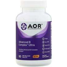 AOR, Advanced B Complex Ultra, 60 Time Release Tablets
