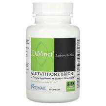 DaVinci Laboratories, L-Глутатион, Glutathione Bright, 60 капсул