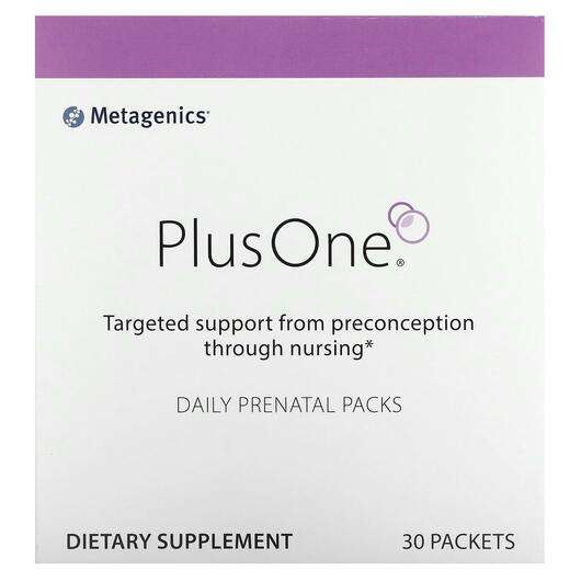 Основное фото товара Metagenics, Мультивитамины для беременных, Plus One Daily Pren...