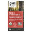 Фото товару Gaia Herbs, Reishi Mushroom, Гриб Рейши, 40 капсул