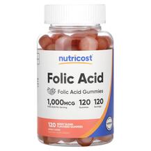 Folic Acid Gummies Berry Blend 1000 mcg Витамин B9 кислота