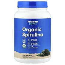 Organic Spirulina Unflavored Спирулина Nutricost
